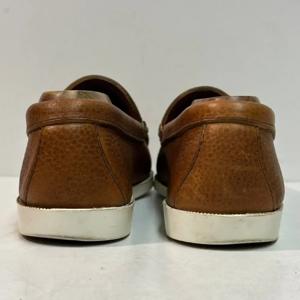 VGUC Rancourt & Co. Dirigo Vintage Venetian Loafer Brown Buckaroo Maine USA 7